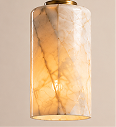 Alabaster Column Lamp